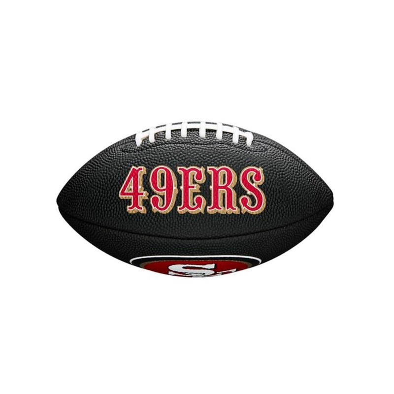 San Francisco 49ers Wilson NFL Mini Size Team Football – Black