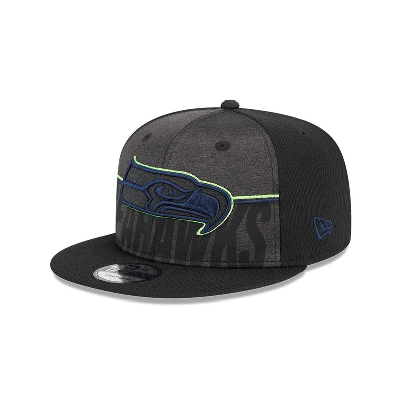 Seattle Seahawks New Era NFL 23 Training Camp 9FIFTY Snapback Hat – Black