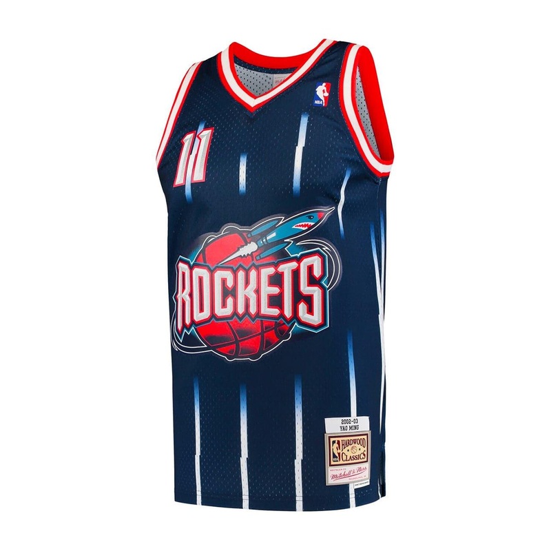 Yao Ming Houston Rockets Mitchell & Ness NBA 02-03 Swingman Jersey – Navy