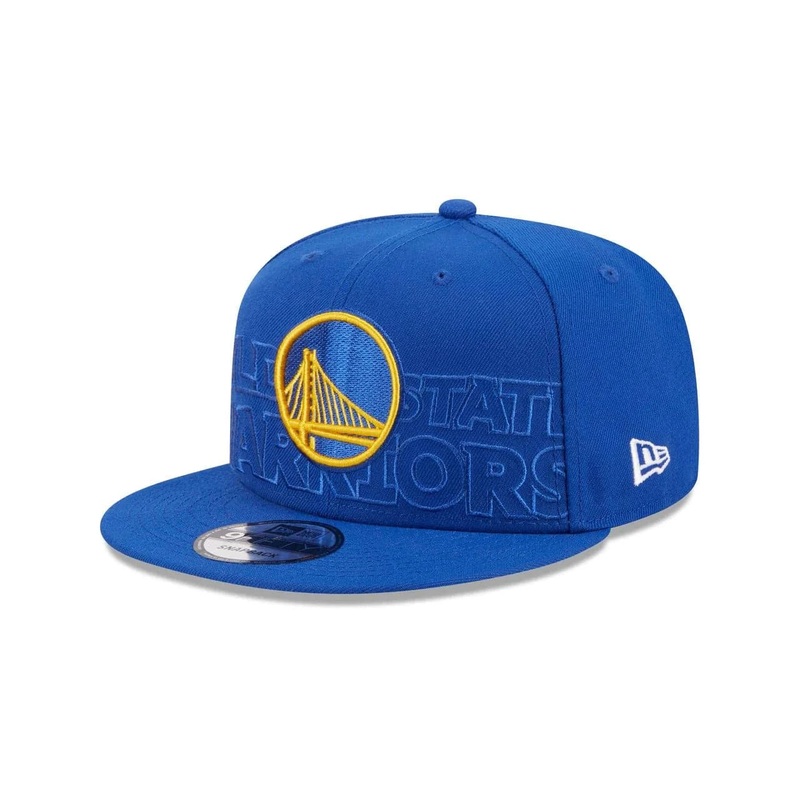 Youths Golden State Warriors New Era NBA 23 Draft 9FIFTY Snapback Hat – Blue