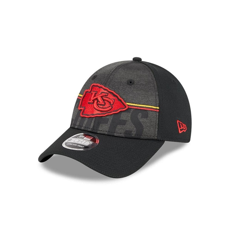 Youths Kansas City Chiefs New Era NFL 23 Training Camp 9FORTY Snapback Hat – Black