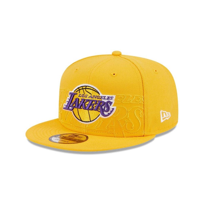 Youths Los Angeles Lakers New Era NBA 23 Draft 9FIFTY Snapback Hat – Yellow