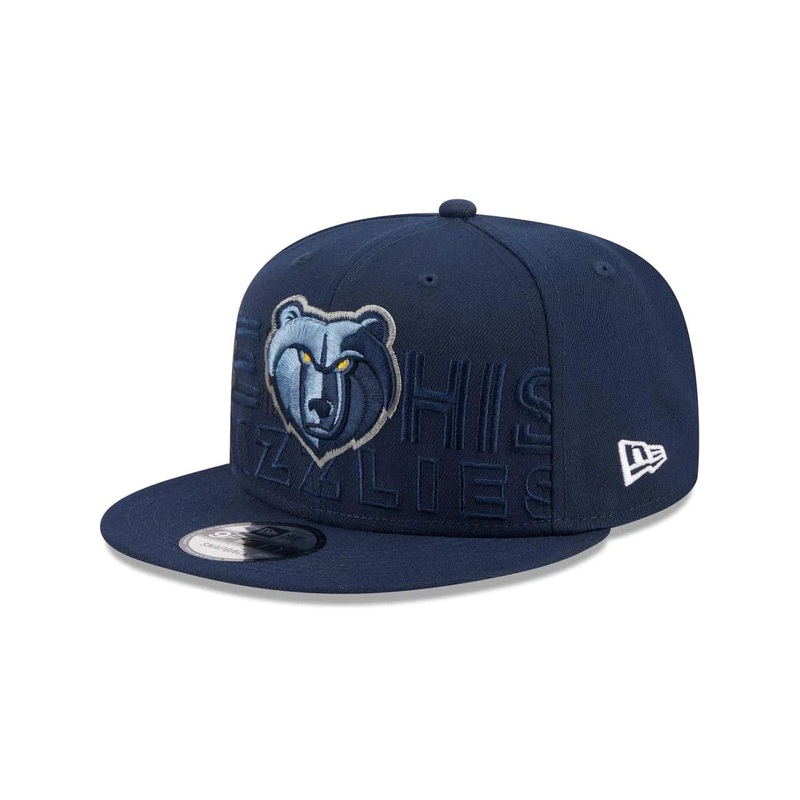 Youths Memphis Grizzlies New Era NBA 23 Draft 9FIFTY Snapback Hat – Navy