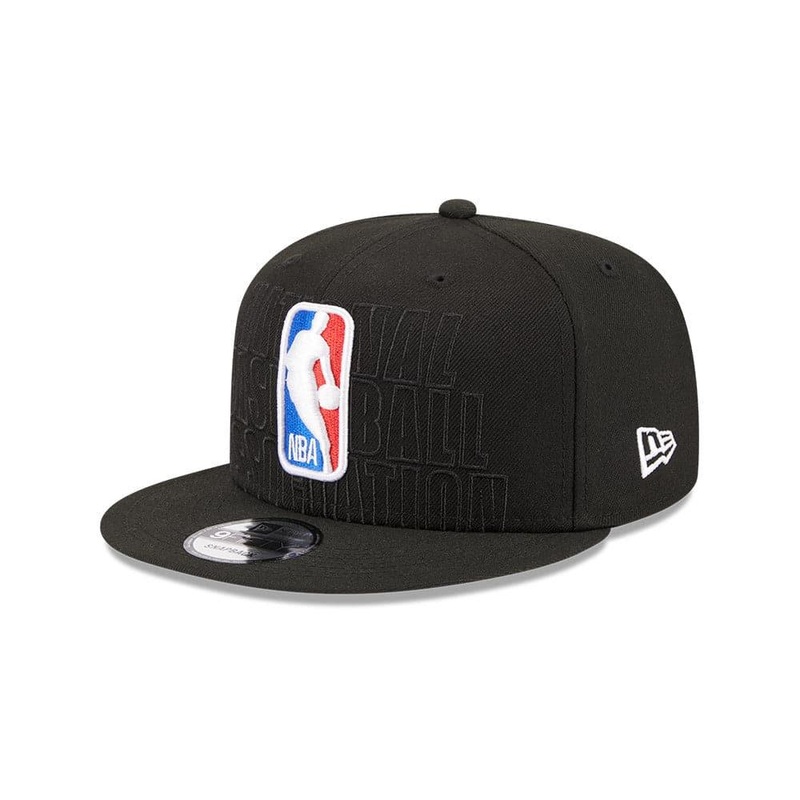 Youths NBA Logoman New Era NBA 23 Draft 9FIFTY Snapback Hat – Black