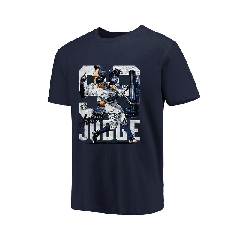 Aaron Judge New York Yankees 500 Level MLB Tribute T-Shirt – Navy