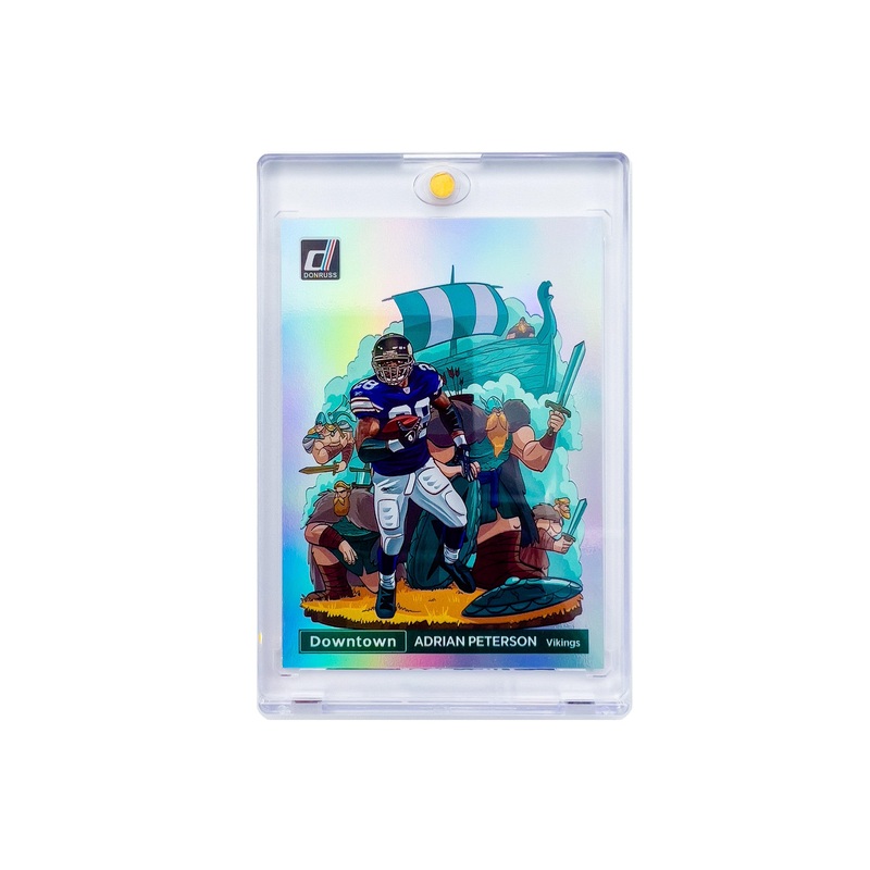 Adrian Peterson Minnesota Vikings Panini NFL Donruss 22 Downtown Card