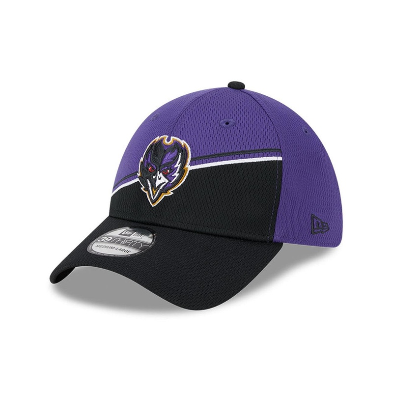 Baltimore Ravens New Era NFL 23 Sideline 39THIRTY Stretch-Fit Hat