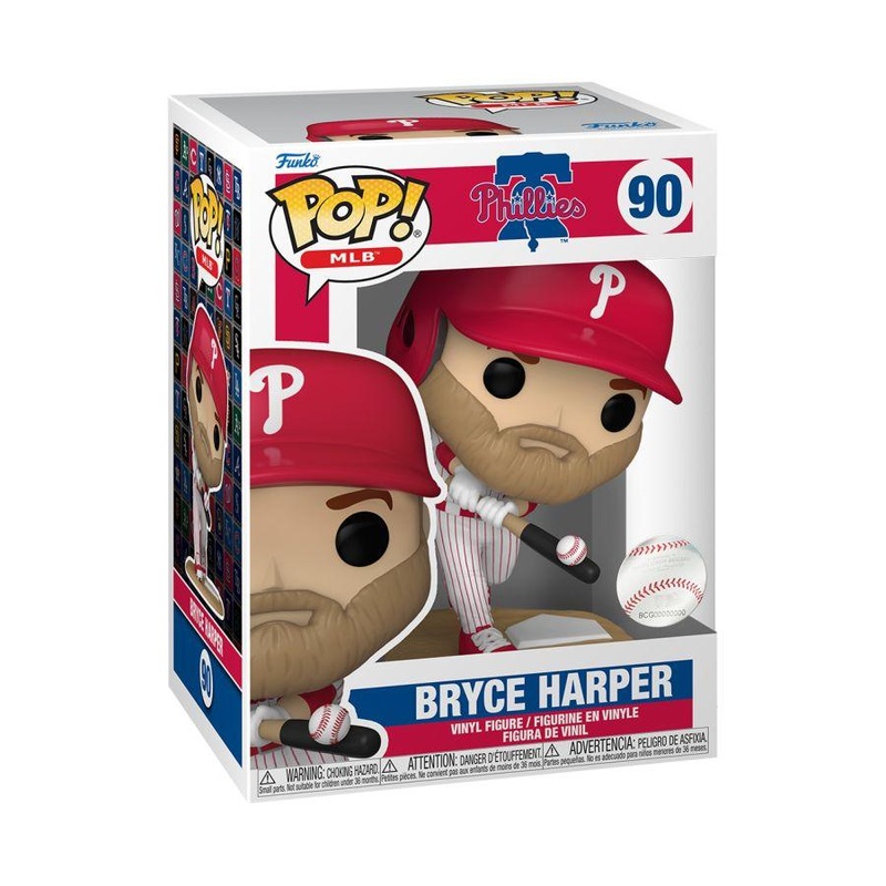 Bryce Harper Philadelphia Phillies Funko MLB #90 Pop Vinyl Figure – White