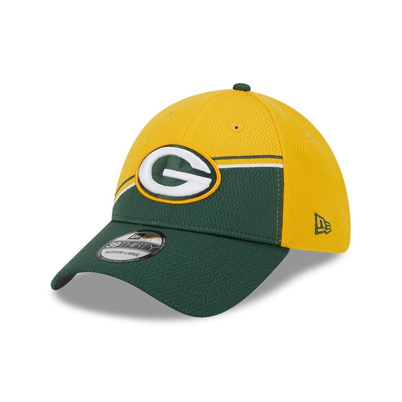 Green Bay Packers New Era NFL 23 Sideline 39THIRTY Stretch-Fit Hat