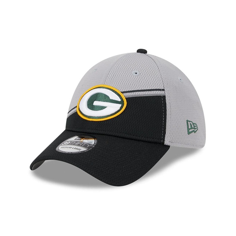 Green Bay Packers New Era NFL 23 Sideline 39THIRTY Stretch-Fit Hat – Graphite