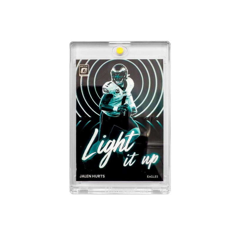 Jalen Hurts Philadelphia Eagles Panini NFL Optic 22 Light It Up Card