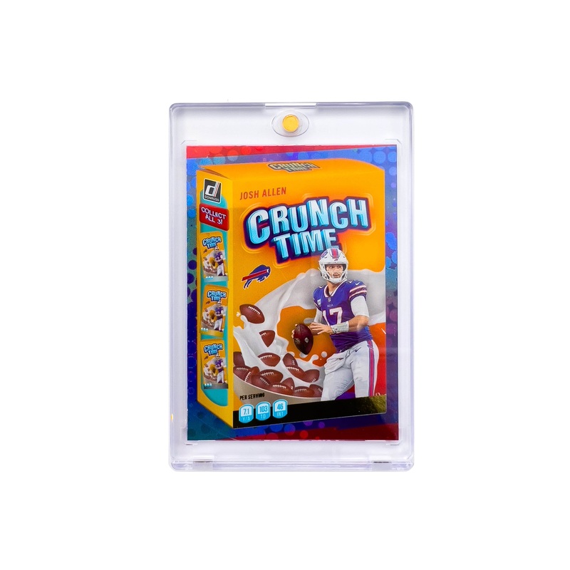 Josh Allen Buffalo Bills Panini NFL Donruss 22 Crunch Time SSP Card