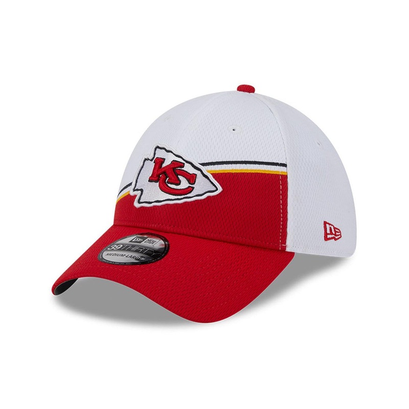 Kansas City Chiefs New Era NFL 23 Sideline 39THIRTY Stretch-Fit Hat – White