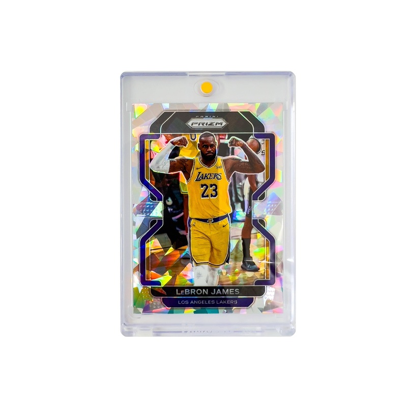 LeBron James Los Angeles Lakers Panini NBA Prizm 21-22 Cracked Ice Card