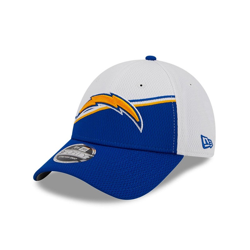Los Angeles Chargers New Era NFL 23 Sideline 9FORTY Stretch-Snap Hat – Blue