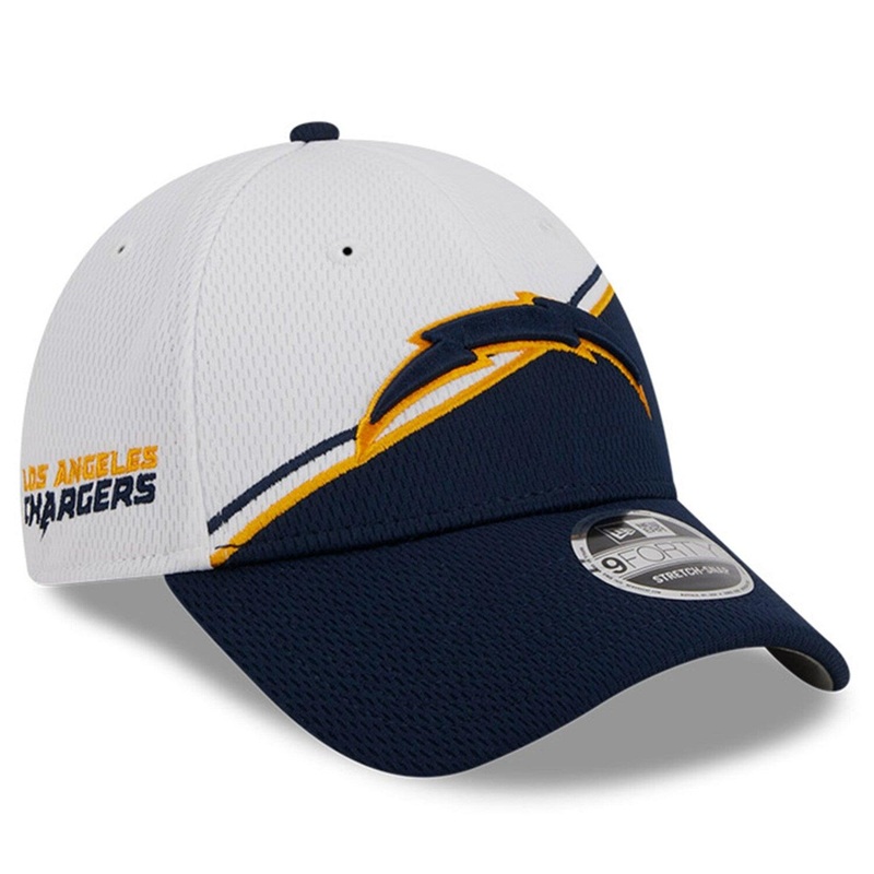 Los Angeles Chargers New Era NFL 23 Sideline 9FORTY Stretch-Snap Hat – Navy