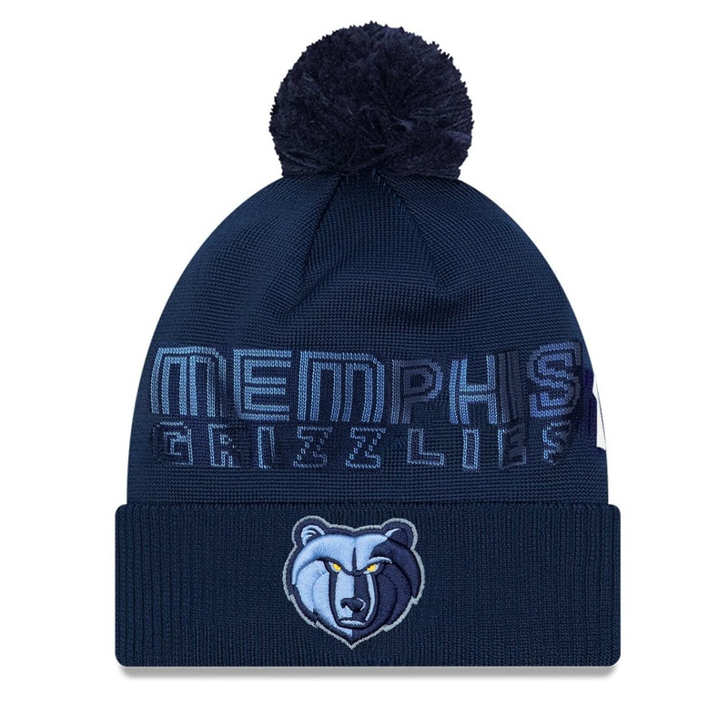 Memphis Grizzlies New Era NBA 23 Draft Knit Beanie – Navy