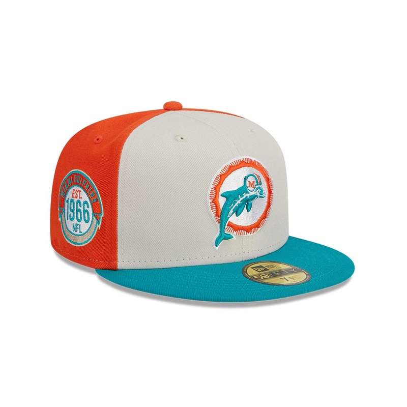 Miami Dolphins New Era NFL 23 Sideline Historic 59FIFTY Fitted Hat