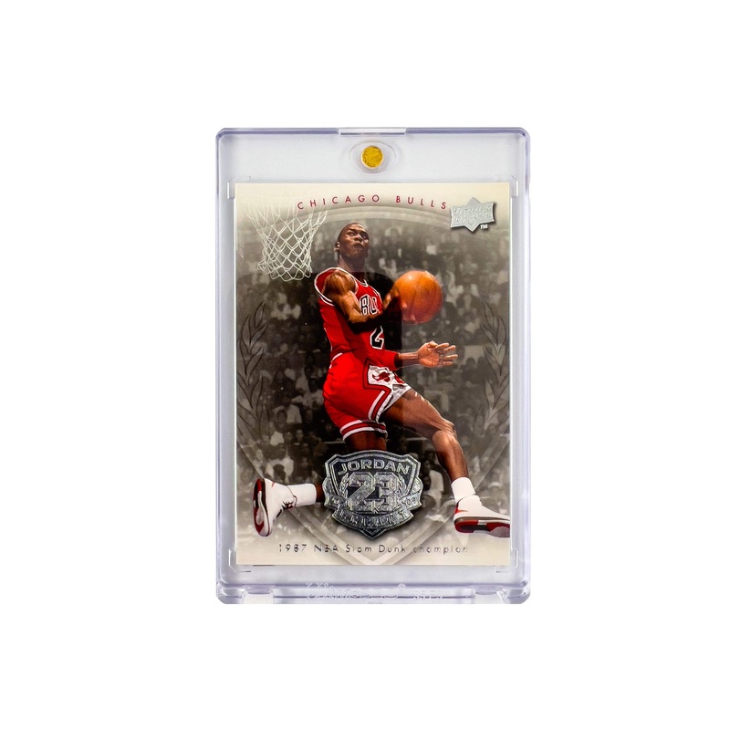 Michael Jordan Chicago Bulls Upper Deck NBA 09-10 Legacy Dunk Champ Card