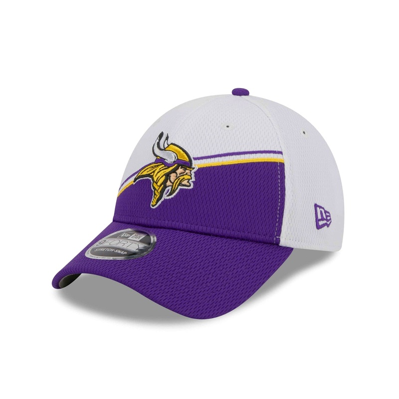 Minnesota Vikings New Era NFL 23 Sideline 9FORTY Stretch-Snap Hat – White
