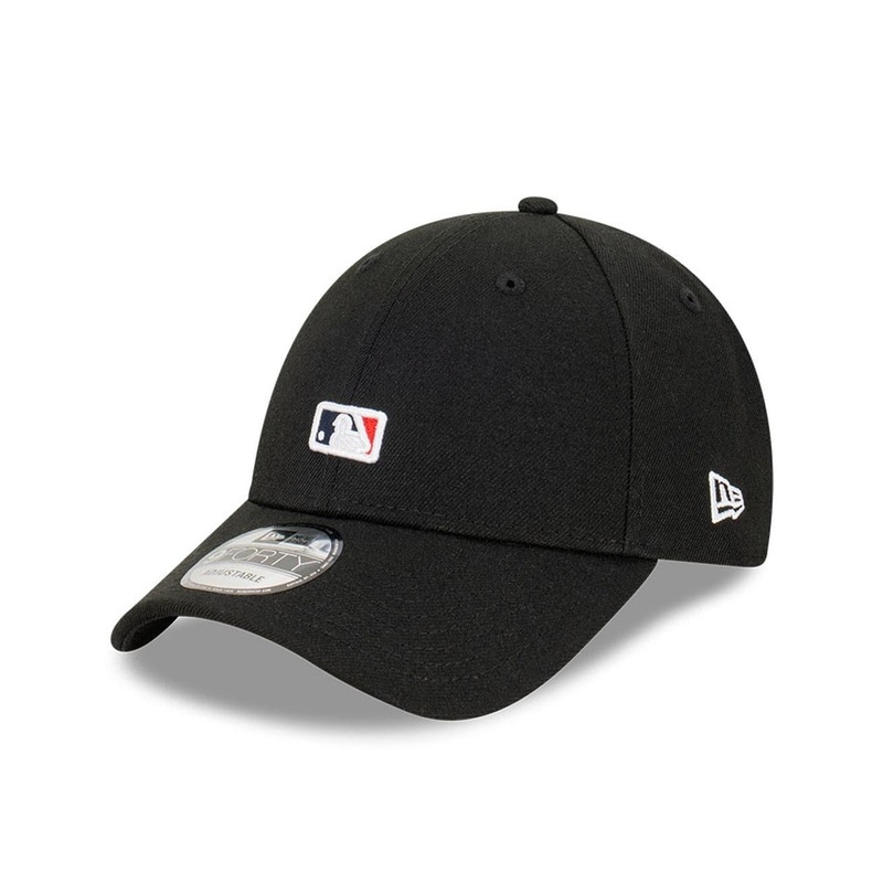 MLB Batterman New Era League Mini Logo 9FORTY Snapback Hat – Black