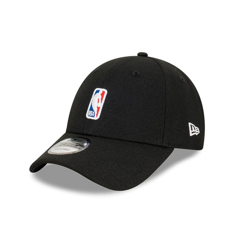 NBA Logoman New Era League Mini Logo 9FORTY Snapback Hat – Black
