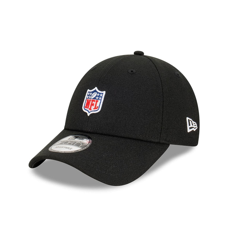 NFL Shield  New Era League Mini Logo 9FORTY Snapback Hat – Black