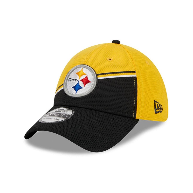 Pittsburgh Steelers New Era NFL 23 Sideline 39THIRTY Stretch-Fit Hat