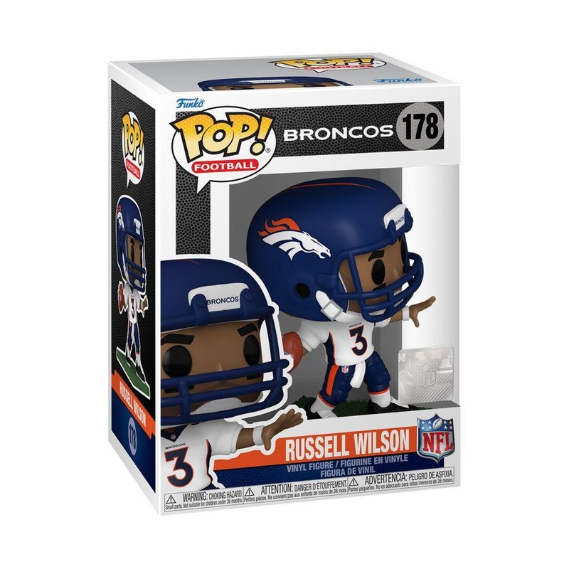Russell Wilson Denver Broncos Funko NFL Pop Vinyl 3.75″ Figure – White