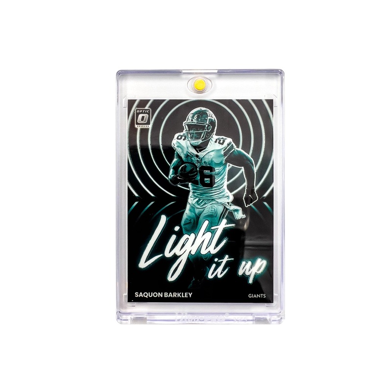 Saquon Barkley New York Giants Panini NFL Optic 22 Light It Up Card