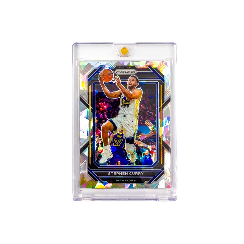 Steph Curry Golden State Warriors Panini NBA Prizm 22-23 Cracked Ice Card
