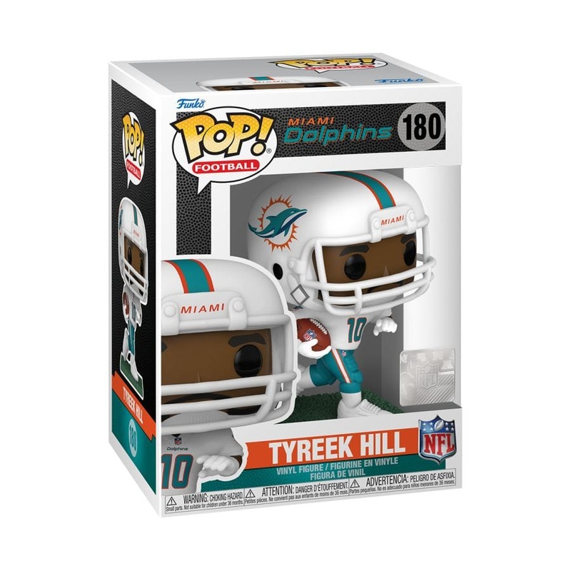Tyreek Hill Miami Dolphins Funko NFL Pop Vinyl 3.75″ Figure – White