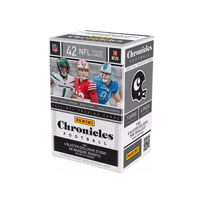 2022 Panini NFL Chronicles Football Trading Card Blaster Box