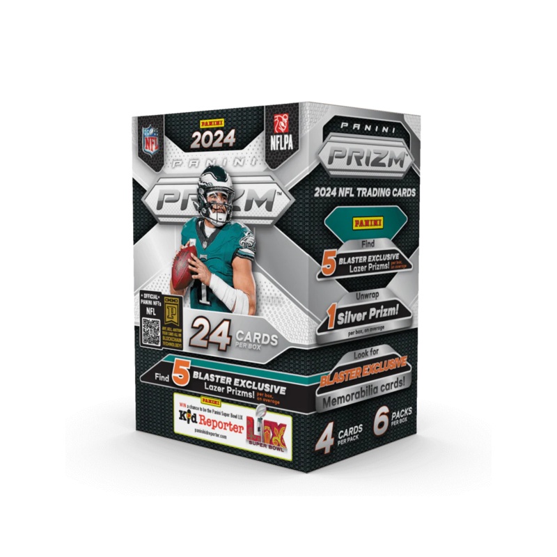 2024 Panini NFL Prizm Football Trading Card Blaster Box