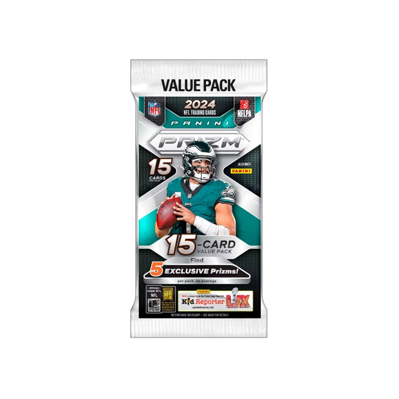 2024 Panini NFL Prizm Football Trading Card Value Fat Pack