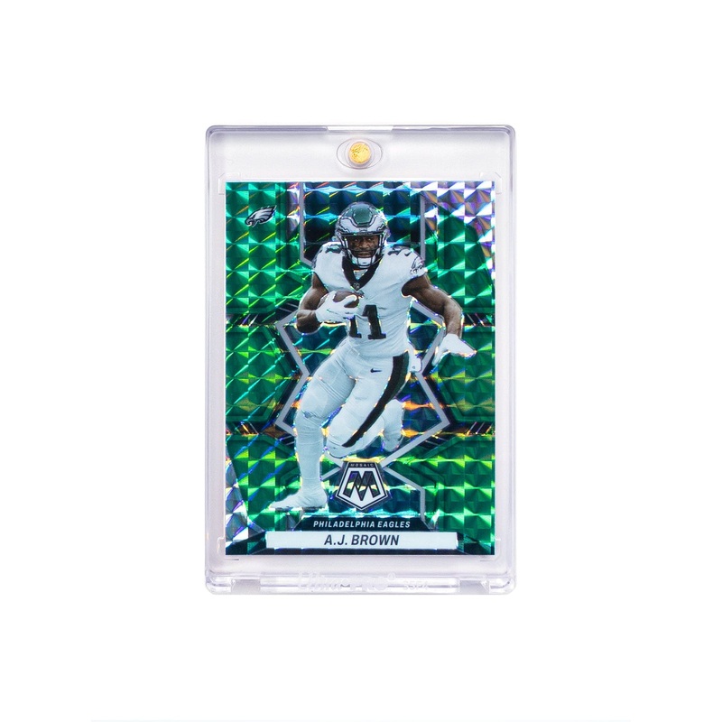 AJ Brown Philadelphia Eagles Panini NFL Mosaic 22 Green Prizm Card