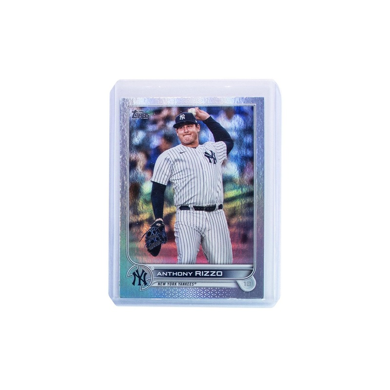 Anthony Rizzo New York Yankees Topps MLB Series 1 22 Refractor Card