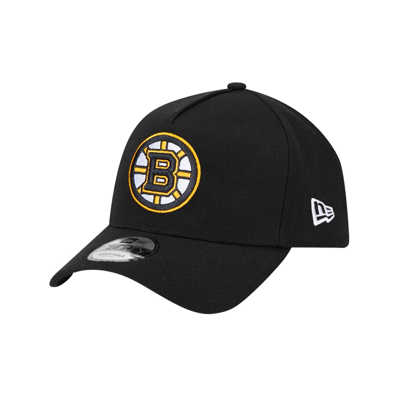 Boston Bruins New Era NHL Team 9FORTY A-Frame Snapback Hat – Black