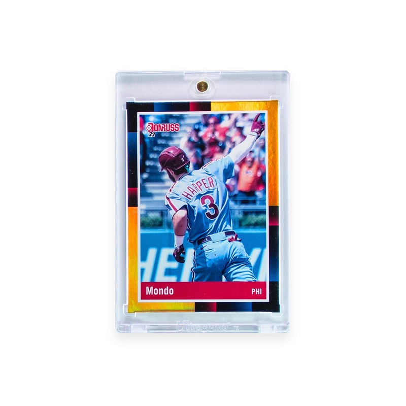 Bryce Harper Philadelphia Phillies Panini MLB Orange Holo Nickname Card