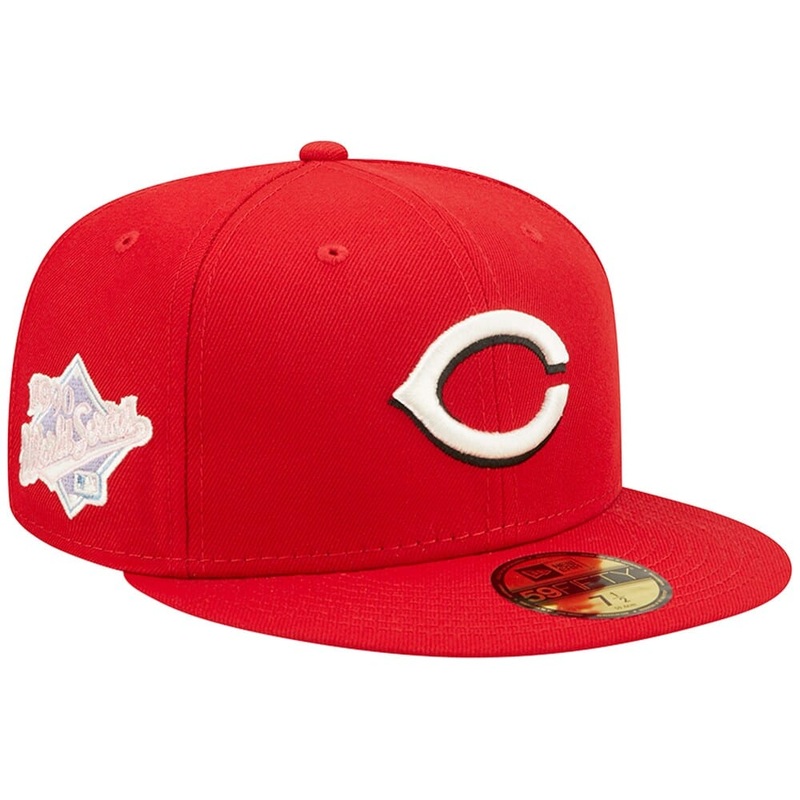 Cincinnati Reds New Era MLB Pop Sweat 59FIFTY Fitted Hat – Red