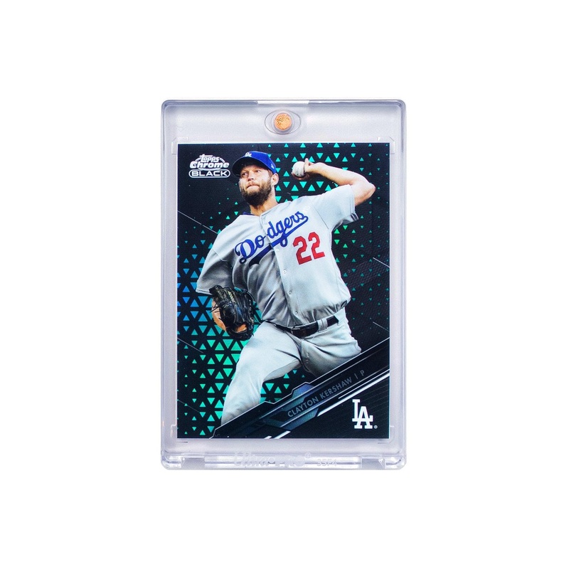 Clayton Kershaw Los Angeles Dodgers Topps MLB Chrome Black Green /99 Card