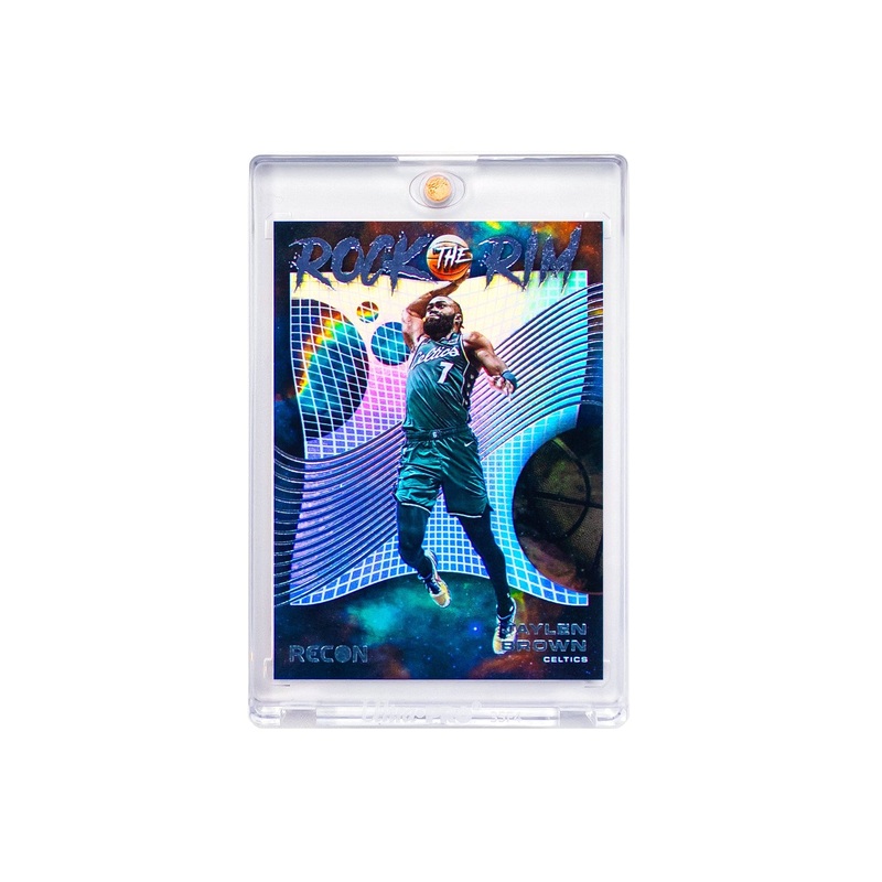 Jaylen Brown Boston Celtics Panini NBA Recon 22-23 Rock The Rim card