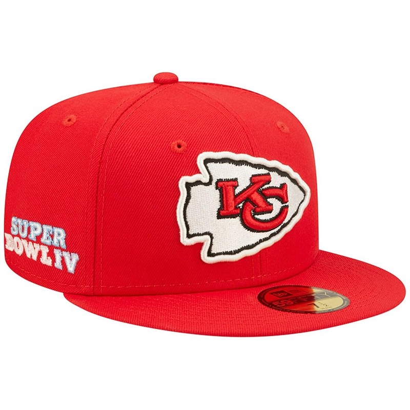 Kansas City Chiefs New Era NFL Pop Sweat 59FIFTY Fitted Hat – Red
