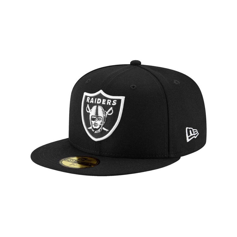 Las Vegas Raiders New Era NFL Team 59FIFTY Fitted Hat – Black