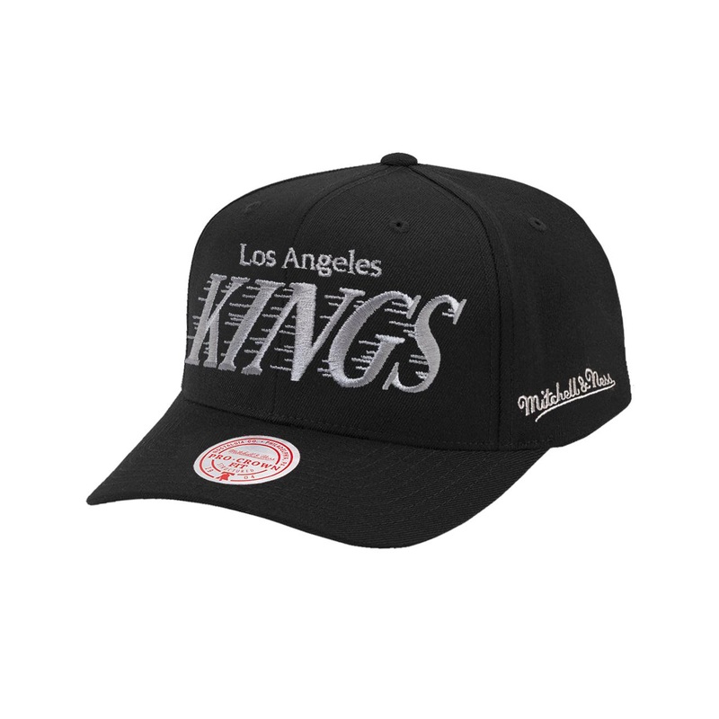 Los Angeles Kings Mitchell & Ness NHL Eazy Pro Crown Snapback Hat – Black