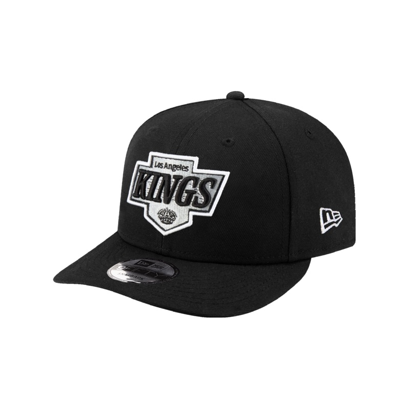 Los Angeles Kings New Era NHL Team 9FIFTY Pre-Curved Snapback Hat – Black