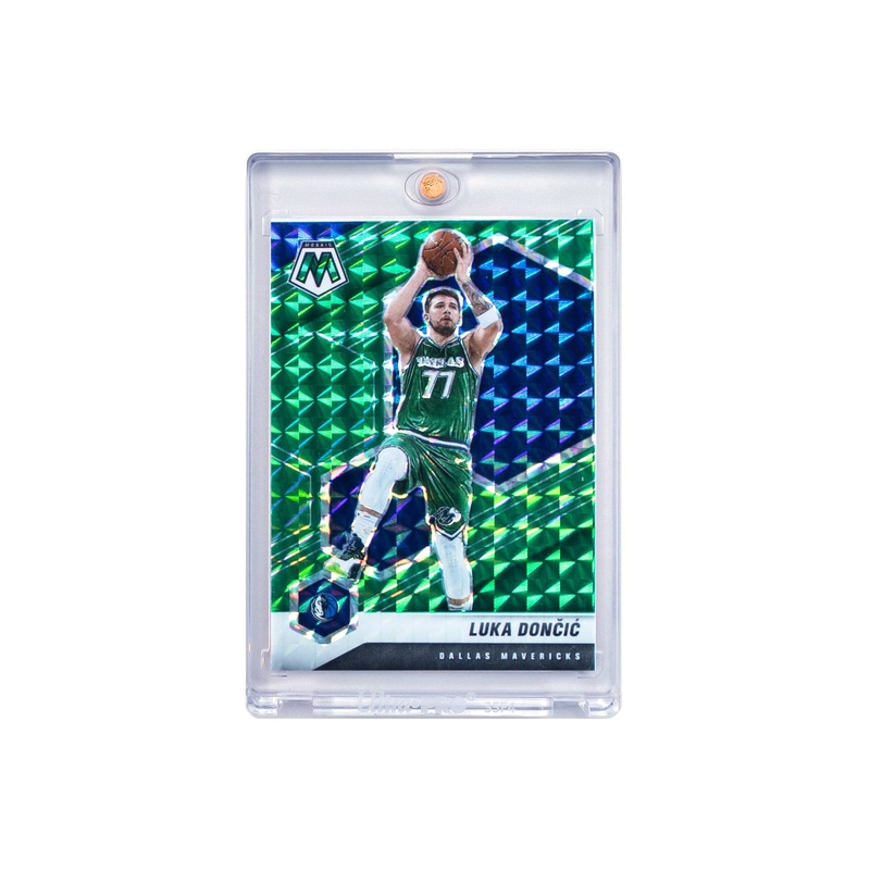Luka Doncic Dallas Mavericks Panini NBA Mosaic 20-21 Green Card