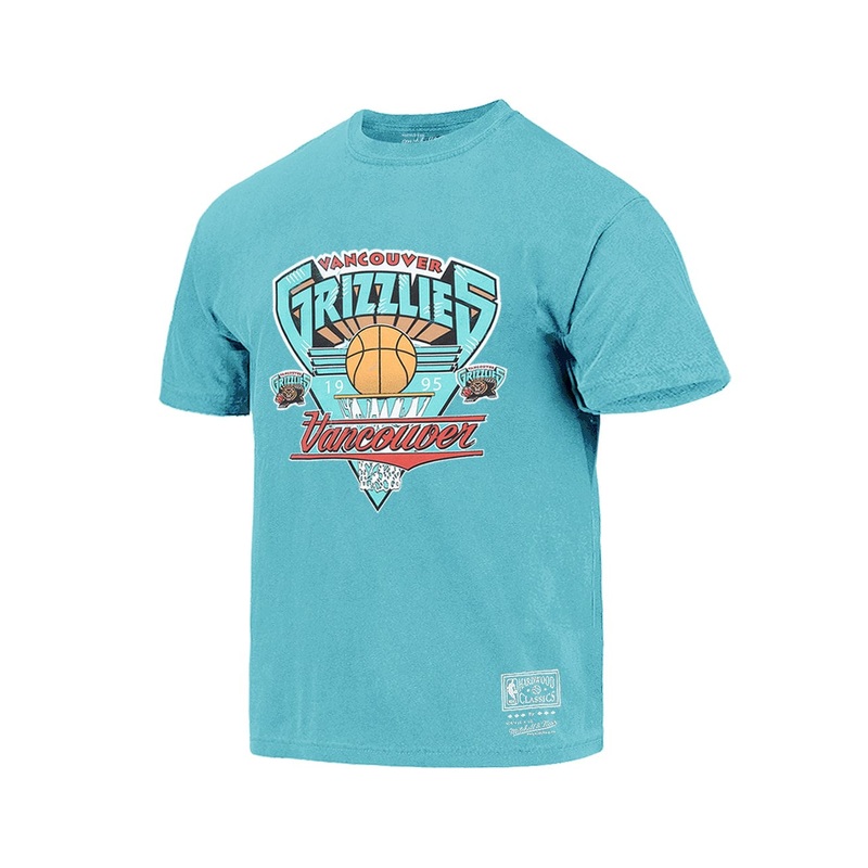 Memphis Grizzlies Mitchell & Ness NBA 96 Season Vintage T-Shirt – Faded Teal