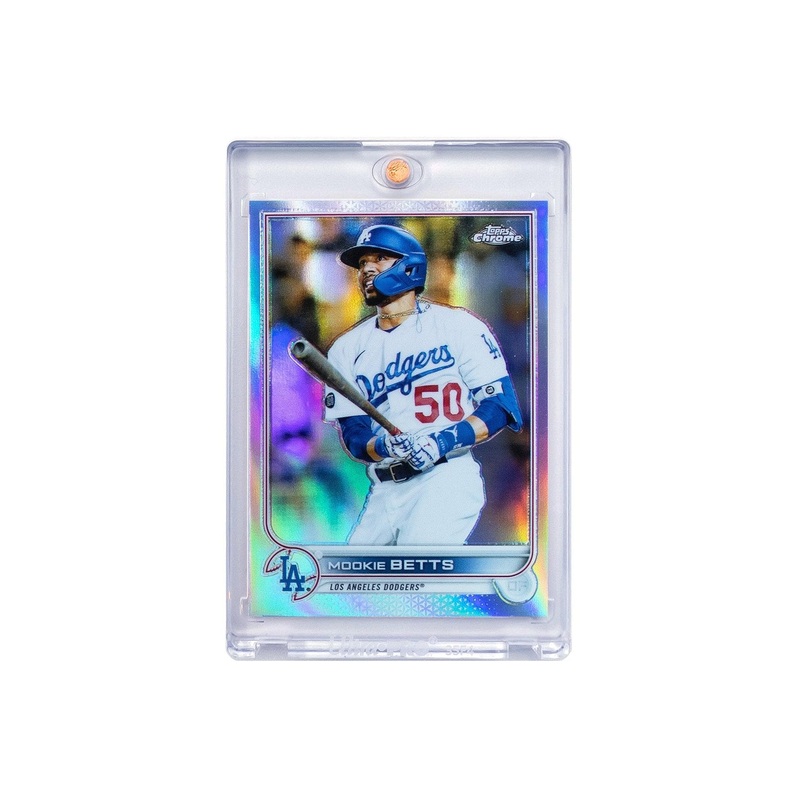 Mookie Betts Los Angeles Dodgers Topps MLB Chrome Refractor Card