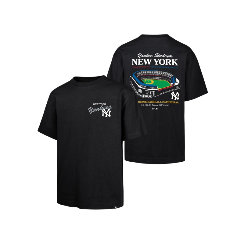New York Yankees ’47 MLB Stadium Vintage Foundation T-Shirt – Black